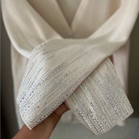 St John Evening Crystal Embellished Cardigan - Picture 4 of 15